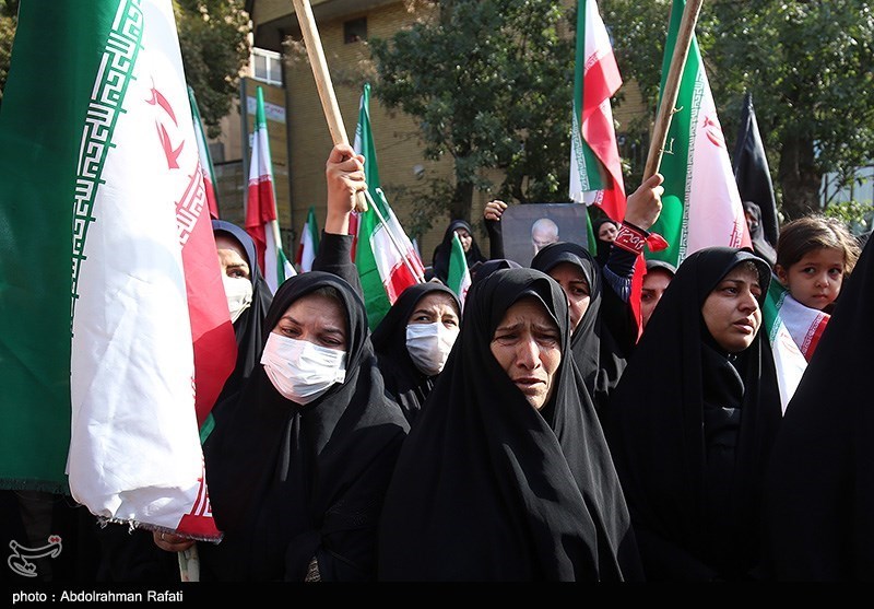 تشییع پیکر شهید احسان مرادی