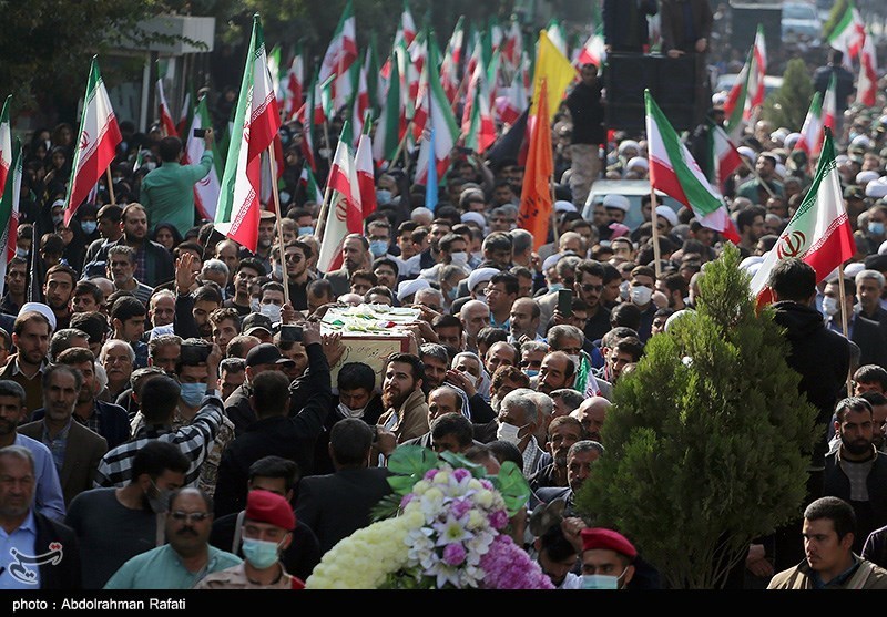 تشییع پیکر شهید احسان مرادی