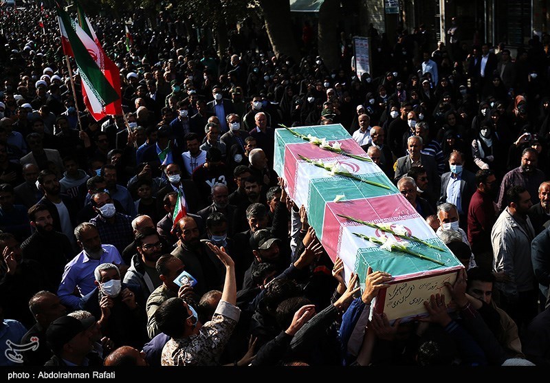 تشییع پیکر شهید احسان مرادی