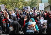 عزاداری دانشجویان تهران در پی حادثه تروریستی حرم شاهچراغ (ع)