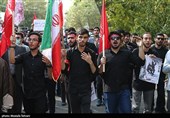 عزاداری دانشجویان تهران در پی حادثه تروریستی حرم شاهچراغ (ع)
