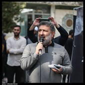 مداحی سعید حدادیان در عزاداری دانشجویان تهران در پی حادثه تروریستی حرم شاهچراغ (ع)