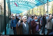 عزاداری دانشجویان تهران در پی حادثه تروریستی حرم شاهچراغ (ع)