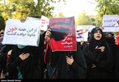 عزاداری دانشجویان تهران در پی حادثه تروریستی حرم شاهچراغ (ع)
