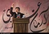 مدیحه‌سرایی  سعید حدادیان  درمراسم گرامیداشت شهید آرمان علی‌وردی