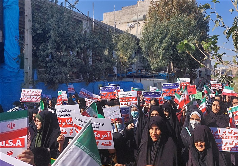 Iranians Express Support for Gaza on National Day against Global Arrogance