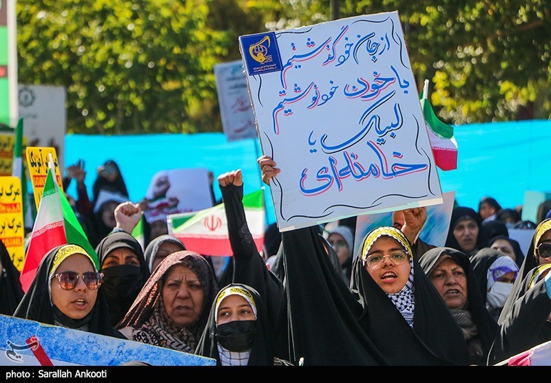 Iranians Express Support for Gaza on National Day against Global Arrogance