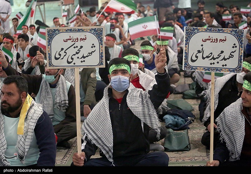 رزمایش بزرگ سراسری جهادگران فاطمی بسیج ورزش کشور-همدان