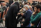 حضور سردار اسماعیل قاآنی فرمانده نیروی قدس سپاه پاسداران در یادبود و پاسداشت شهدای امنیت
