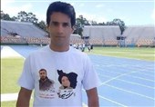 مربی دوومیدانی: با تصویر آرتین و شهید علی‌وردی از خارجی‌ها پرسیدم «حقوق بشر کجاست؟»