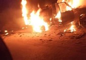 انفجار خودرو در مقر مزدوران وابسته به عربستان سعودی در مأرب یمن