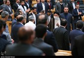  حضور آیت الله سید ابراهیم رئیسی رئیس جمهور در همایش ملی جهاد تبیین و اطلاع رسانی هنرمندانه 