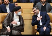  حضور آیت الله سید ابراهیم رئیسی رئیس جمهور در همایش ملی جهاد تبیین و اطلاع رسانی هنرمندانه 