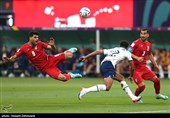 دیدار تیم‌های فوتبال ایران و انگلیس- جام جهانی 2022