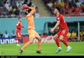 دیدار تیم‌های فوتبال آمریکا و ولز- جام جهانی 2022