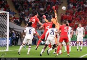 دیدار تیم‌های فوتبال آمریکا و ولز- جام جهانی 2022