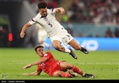 دیدار تیم‌های فوتبال آمریکا و ولز- جام جهانی 2022