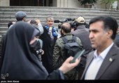 حضور صولت مرتضوی وزیر کار در حاشیه جلسه هیئت دولت چهارشنبه 2 آذر