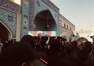 پیکر شهید داوود جعفری در تهران تشییع شد
