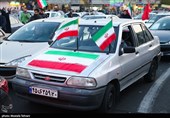جشن پیروزی تیم ملی درخیابان های تهران 