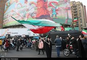 جشن پیروزی تیم ملی درخیابان های تهران