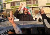جشن پیروزی تیم ملی درخیابان های تهران