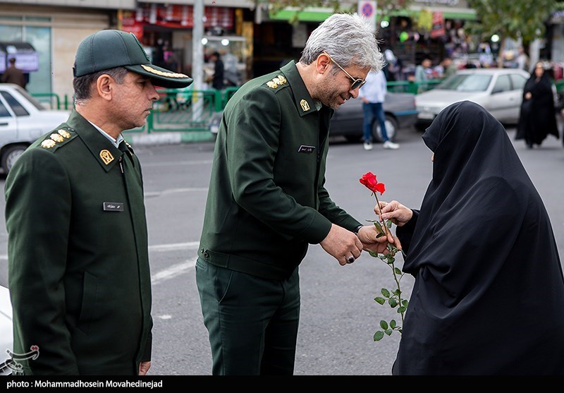 تقدیر خانواده های شهدا از نیروی انتظامی