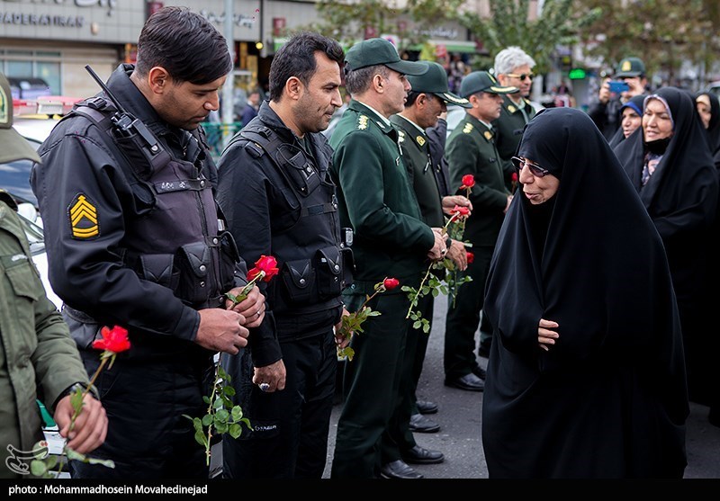 تقدیر خانواده های شهدا از نیروی انتظامی