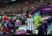 دیدار تیم های فوتبال آرژانتین و مکزیک - جام جهانی 2022 قطر