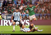 دیدار تیم های فوتبال آرژانتین و مکزیک - جام جهانی 2022 قطر