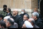 حضور سردار اسماعیل قاآنی فرمانده نیروی قدس سپاه پاسداران در تشییع پیکر مرحوم رستم قاسمی
