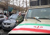 حضور سردار فدوی جانشین فرمانده کل سپاه در تشییع پیکر مرحوم رستم قاسمی
