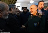 حضور سرلشکر سلامی فرمانده کل سپاه در مراسم ترحیم رستم قاسمی