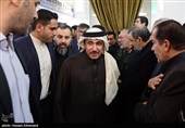 حضور جاسم بن سیف السلیطی وزیر حمل ونقل قطر در مراسم ترحیم رستم قاسمی