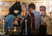 مراسم میلادحضرت عیسی (ع) درکلیسای وانک
