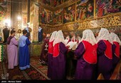 مراسم میلادحضرت عیسی (ع) درکلیسای وانک