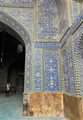 مسجد سید که در اثر فرونشست زمین که از دلایل جاری نبودن زاینده رود می باشد دچار ترک هایی بر دیواره خود شده اند.