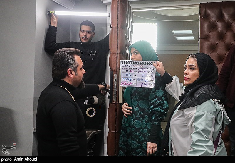 پشت صحنه سریال چشم بندی