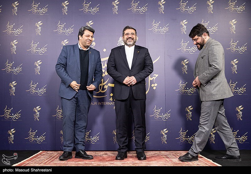 حضور وزرای ارشاد و نفت در هفتمین روز چهل و یکمین جشنواره فیلم فجر