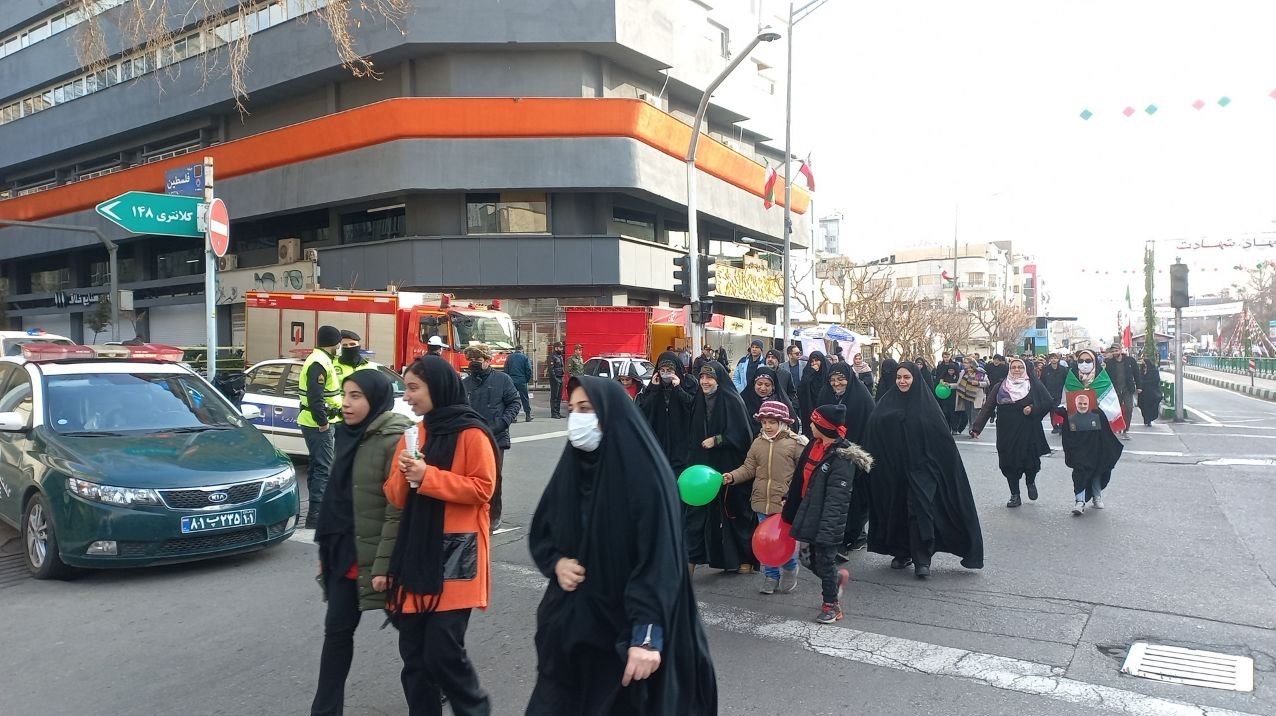 راهپیمایی 22 بهمن , انقلاب اسلامی , شهر تهران ,