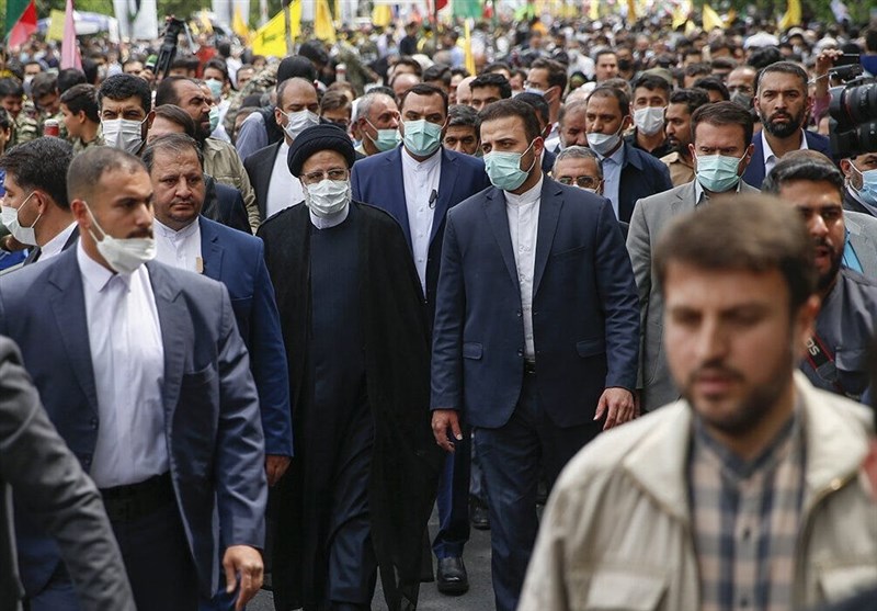 راهپیمایی 22 بهمن , حسن روحانی , علی اکبر ناطق نوری , آیت الله سید ابراهیم رئیسی , حجت الاسلام و المسلمین غلامحسین محسنی اژهای ,