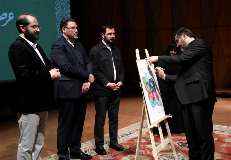 وزیر ارشاد در مراسم تجلیل از بانوان هنرمند