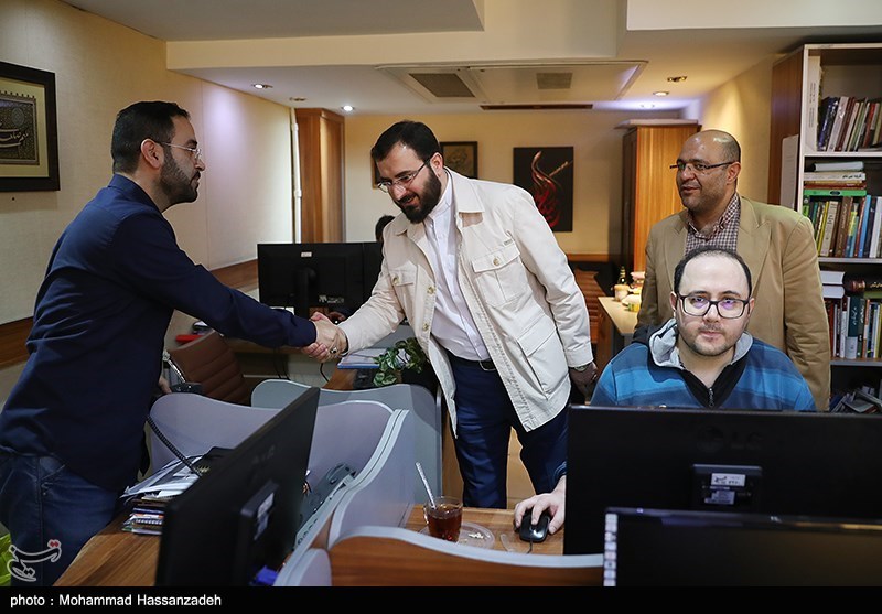 حضور معاون وزیر ارشاد در خبرگزاری تسنیم