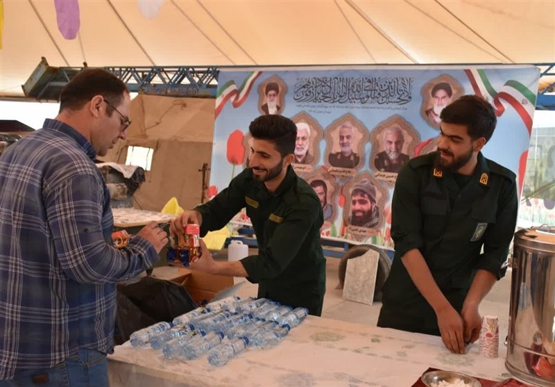 برپایی 10 موکب اوقاف کرمانشاه از کنگاور تا کربلا
