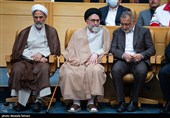 حجت الاسلام سیداسماعیل خطیب وزیر اطلاعات و علیرضا زاکانی شهردار تهران درهمایش مدیران سراسر کشور 