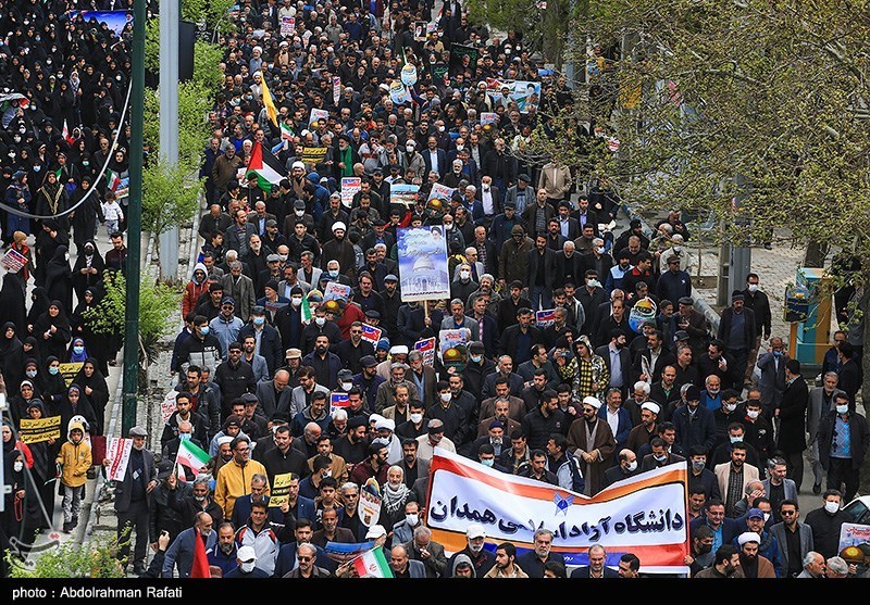 راهپیمایی روز جهانی قدس در همدان