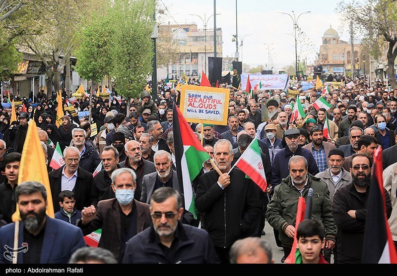 راهپیمایی روز جهانی قدس در همدان