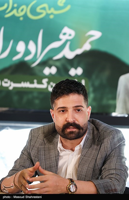 نشست خبری کنسرت مشترک حمید هیراد و راغب