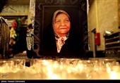 مراسم ترحیم والده اسحاق جهانگیری