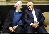 محمد جواد ظریف و حسن روحانی